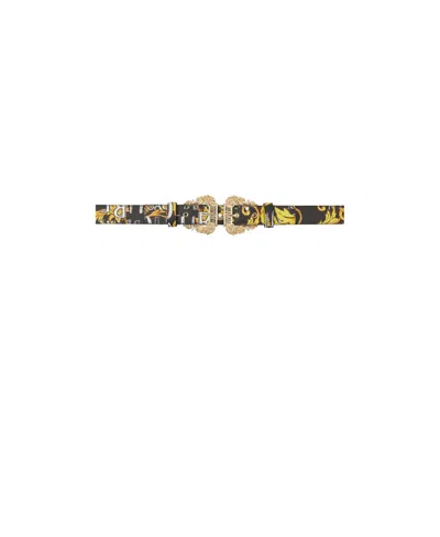 Versace Jeans Logo Belt In Multicolor