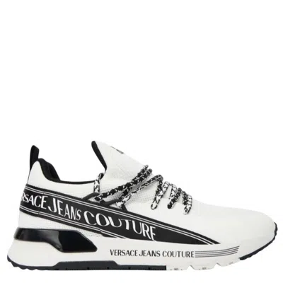 Versace Jeans Logo-detail Sneakers In White