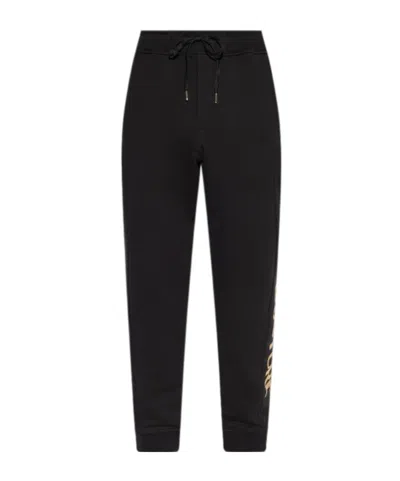 Versace Jeans Logo-detail Sweatpants In Black