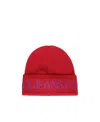 Versace Jeans Logo Hat In Red