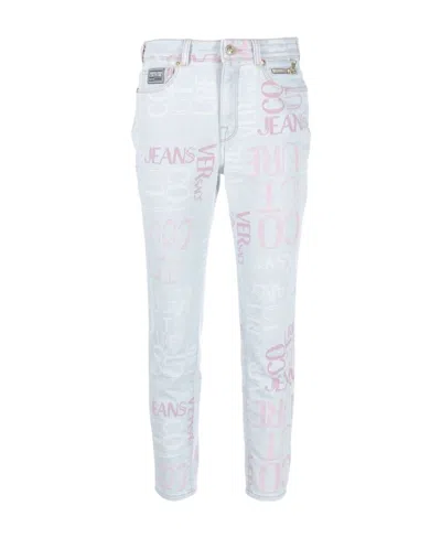 Versace Jeans Logo Jeans In White