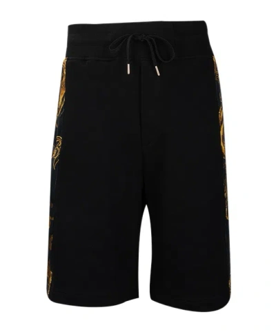 Versace Jeans Logo Logo Shorts In Black