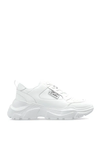 Versace Jeans Logo-plaque Chunky Trainers In White