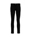 Versace Jeans Couture Logo-lettering Slim-cut Jeans In Black