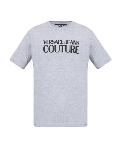 Versace Jeans Logo-print Cotton T-shirt In White