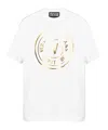 Versace Jeans Couture Logo Printed Crewneck T-shirt In White