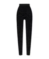 Versace Jeans Lettering Leggings In Black