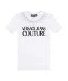 Versace Jeans Logo-print Short-sleeved T-shirt In White