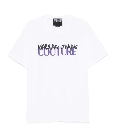 Versace Jeans Logo-print T-shirt In White
