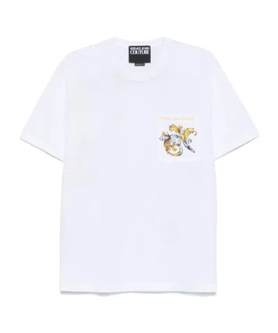 Versace Jeans Logo-print T-shirt In White