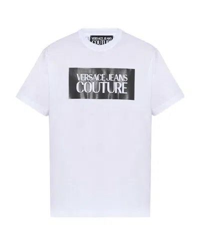 Versace Jeans Logo-print T-shirt In White