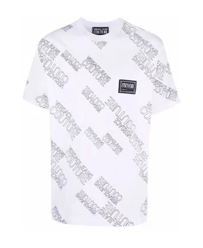 Versace Jeans Logo-print T-shirt In White