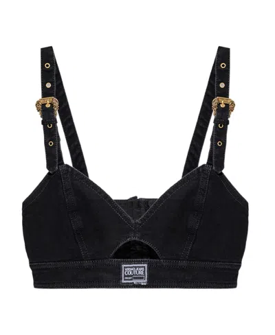 Versace Jeans Logo Sling In Black