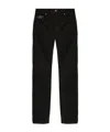 Versace Jeans Couture Logo Patch Skinny Jeans In Black