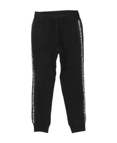 Versace Jeans Logo Sweatpants In Black