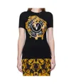 Versace Jeans Logo T-shirt In Black