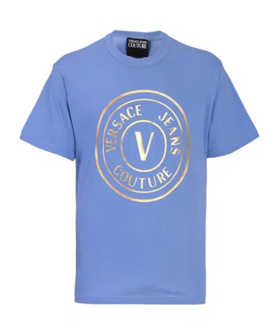 Versace Jeans Logo T-shirt In Blue