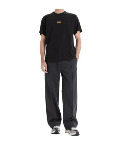 Versace Jeans Logo T-shirt In Black