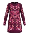 Versace Jeans Long Sleeve Dress In Multi