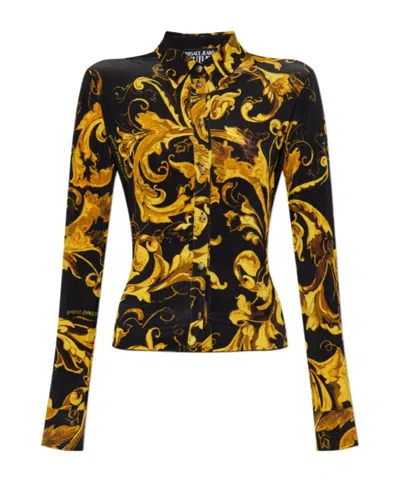 Versace Jeans Long Sleeve Shirt In Multi