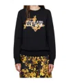 Versace Jeans Long Sleeve Sweatshirt In Black