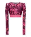 Versace Jeans Long Sleeve T-shirt In Multi