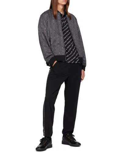 Versace Jeans Long-sleeved Casual Jacket In Gray