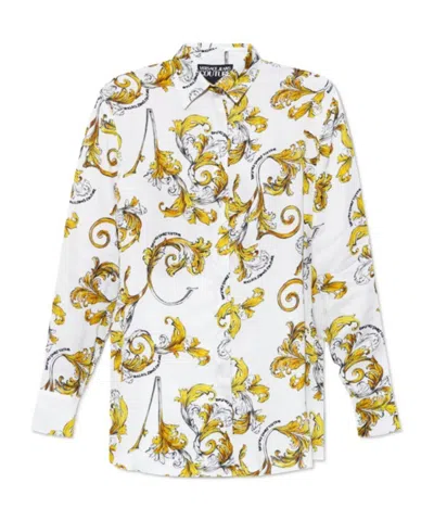 Versace Jeans Long-sleeved Shirt In White