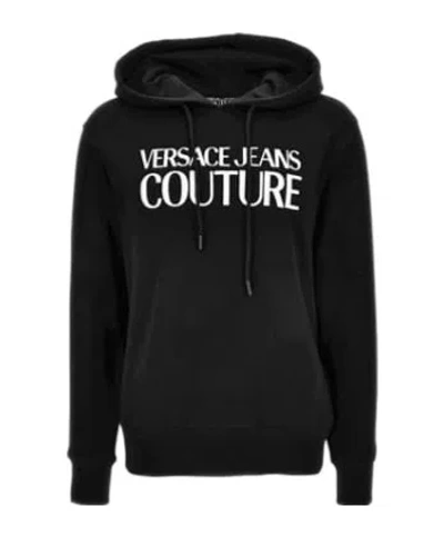 Versace Jeans Long-sleeved Sweater In Black