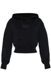 Versace Jeans Long-sleeved Sweatshirt In Black