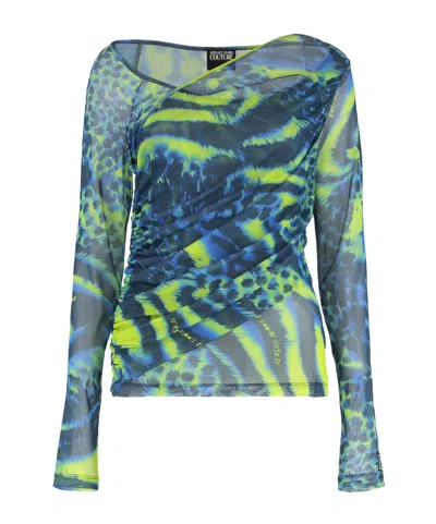 Versace Jeans Long-sleeved T-shirt In Multi