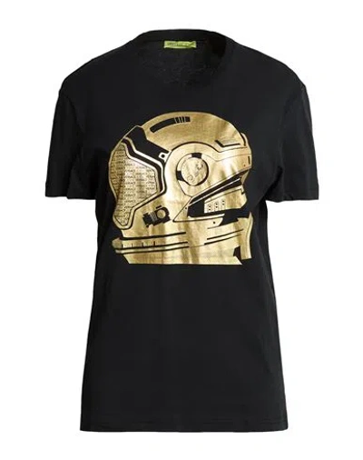 Versace Jeans Man T-shirt Black Size S Cotton