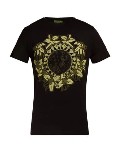 Versace Jeans Man T-shirt Black Size S Cotton