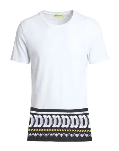 Versace Jeans Man T-shirt White Size S Cotton