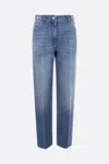 Versace Medusa Straight-leg Jeans In Medium Blue