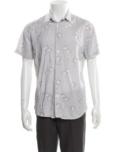 Pre-owned Versace Jeans Medusa Insignia Short Sleeve Shirt In Multi