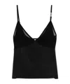 Versace Jeans Mesh-panelling Top In Blue