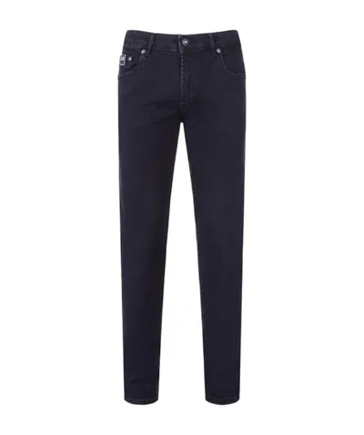 Versace Jeans Mid-rise Skinny Jeans In Black
