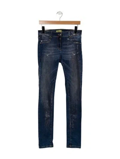 Pre-owned Versace Jeans Mid-rise Skinny Leg Jeans