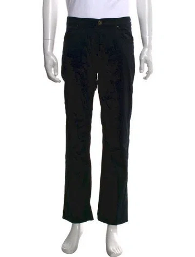 Pre-owned Versace Jeans Pants In Black