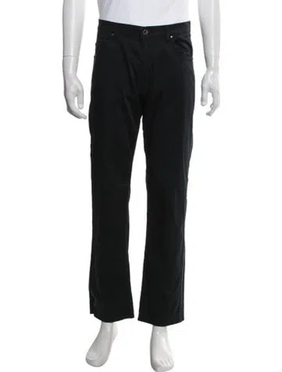 Pre-owned Versace Jeans Pants In Black