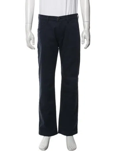 Pre-owned Versace Jeans Pants In Blue