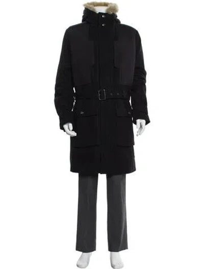 Pre-owned Versace Jeans Parka In Black