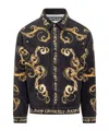 Versace Jeans Pattern Casual Jacket In Black