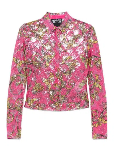 Versace Jeans Pink Shirt With Sequins