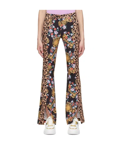 Versace Jeans Polyester Casual Pants In Multicolor