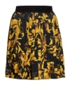 Versace Jeans Printed Pleated Skirt In Multi