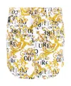 Versace Jeans Pattern Printed Skirt In Yellow