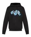 Versace Jeans Pullover Hoodie In Black