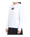 Versace Jeans Round Neck Long-sleeved Sweatshirt In White